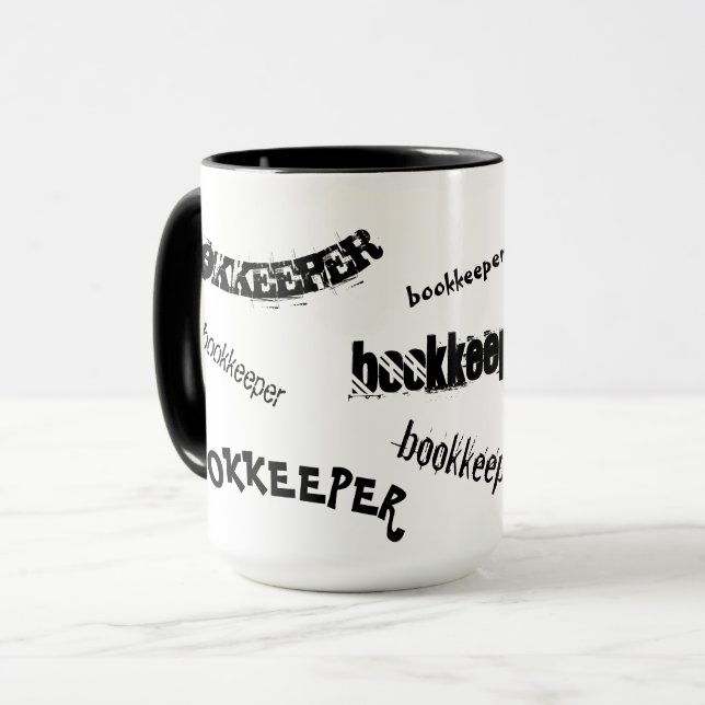 "BoOkKeEpEr" Mug (Front Left)