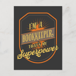 Bookkeeper Postcard