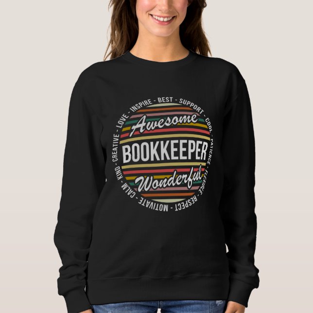 Bookkeeper Tshirt Funny Appreciation Inspire (Front)