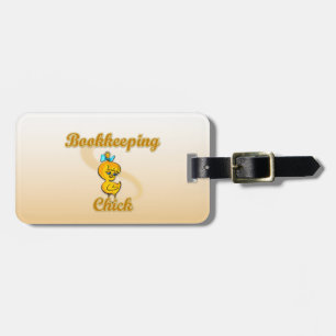 Bookkeeping Chick Luggage Tag