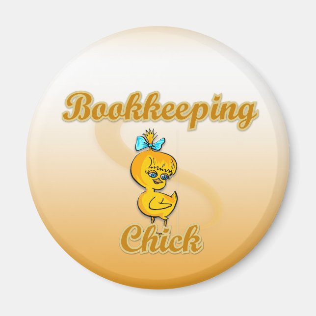 Bookkeeping Chick Magnet (Front)