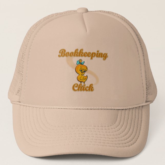 Bookkeeping Chick Trucker Hat (Front)