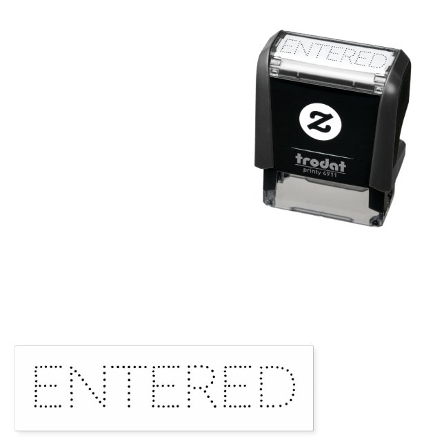 Bookkeeping Receipt/Bill/Invoice Stamp, Entered Self-inking Stamp (In Situ)