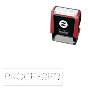 Bookkeeping Receipt/Bill/Invoice Stamp, Processed Self-inking Stamp