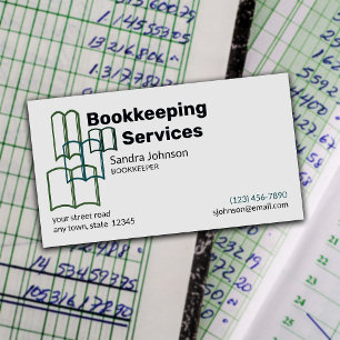 Bookkeeping Services Business Card