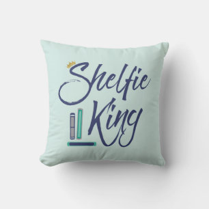 Booklover Shelfie King Cushion