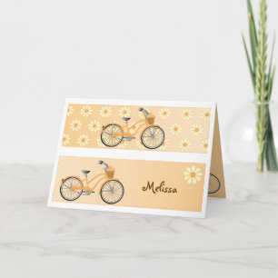 Bookmark Bicycle Greeting Card