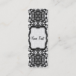 Bookmark Business Card Lace Embroidery Design