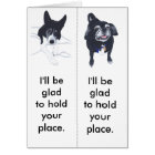 Bookmark Dog Lovers Pug Border Collie Cards