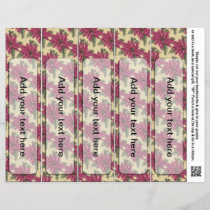 Bookmark Favours for Holiday Party Favours Flyer