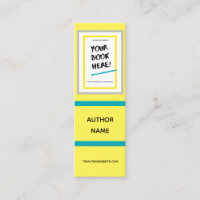 Bookmark for Writer Author with Bright Colours