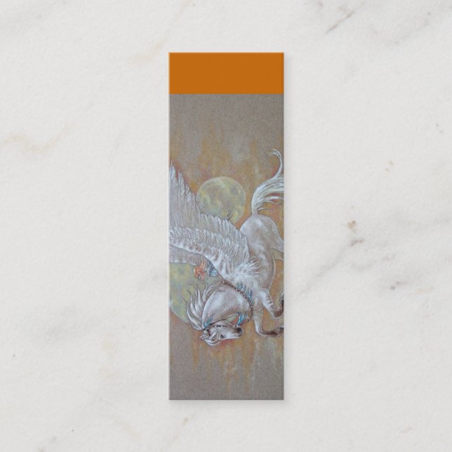 BOOKMARK - Pegasus Mini Business Card (Front)