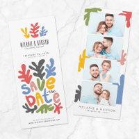 Bookmark Photo Booth l Floral Fun Save The Date