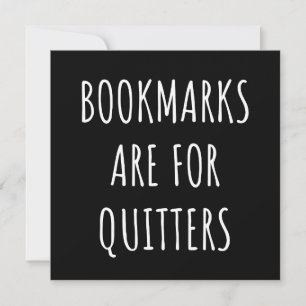 Bookmarks Are For Quitters Save The Date