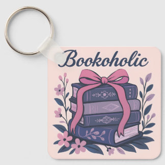 Bookoholic Key Ring