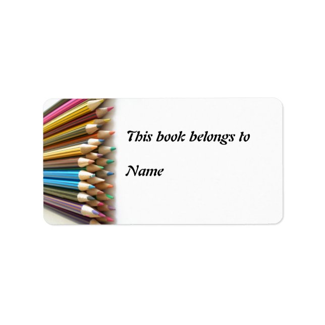 Bookplate Label (Front)