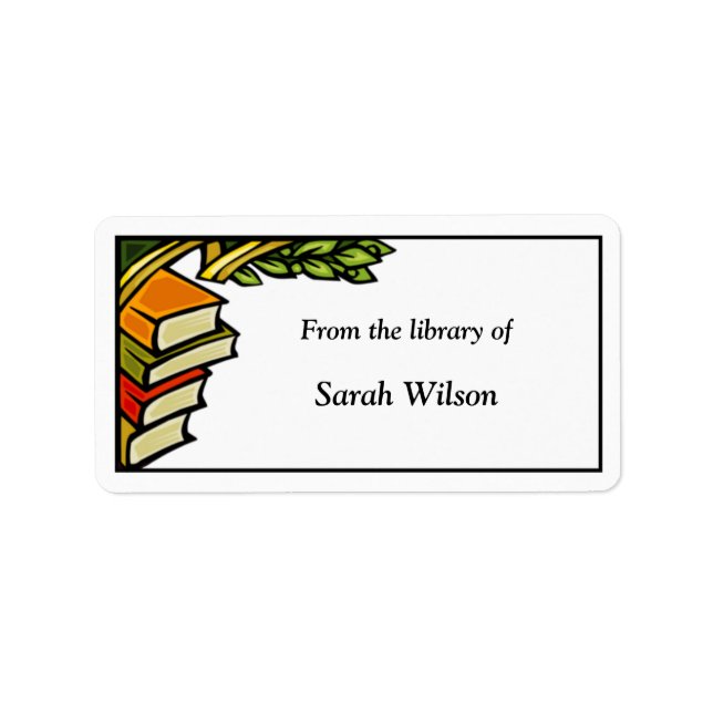 Bookplate Labels (Front)