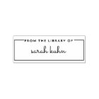 Bookplate Library Stamp, Book Stamp