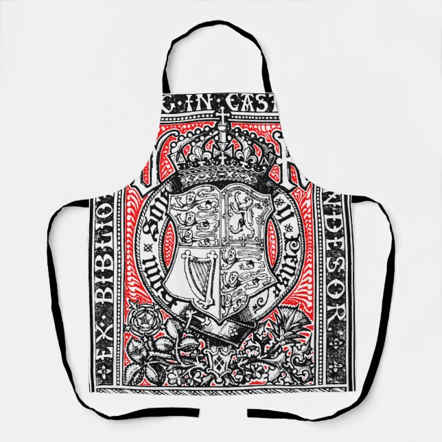 Bookplate Queen Victoria at Windsor Castle Apron (Front)