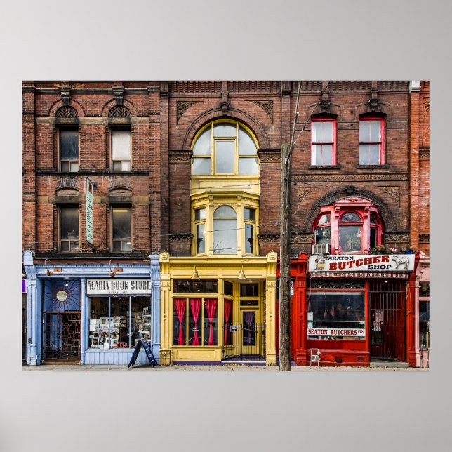 Books and Bistros and Butchers No 2 Colour Version Poster (Front)