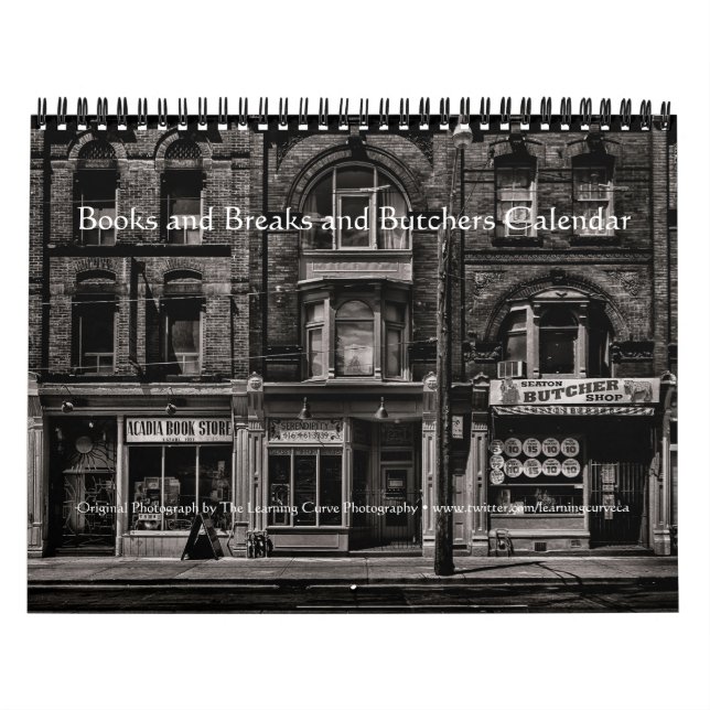Books and Breaks and Butchers Calendar (Cover)
