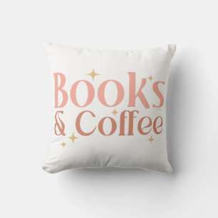 Books And Coffee Cushion