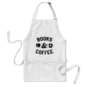 Books And Coffee Standard Apron