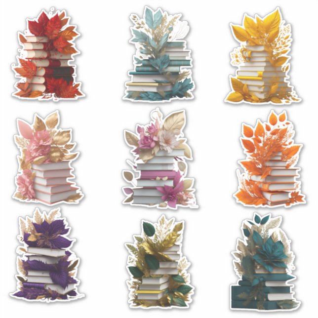 Books and Flowers (Front)