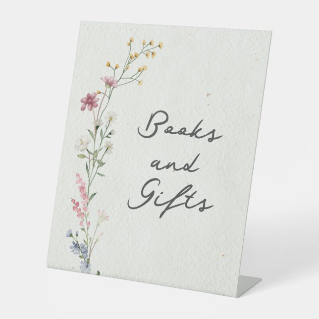 Books and Gifts Pedestal Sign (Front)