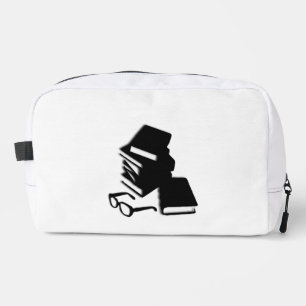 Books and Glasses Dopp Kit