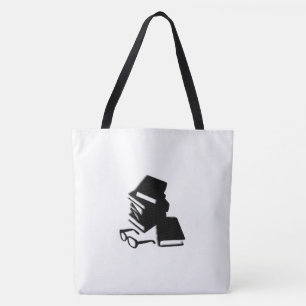 Books and Glasses Tote Bag