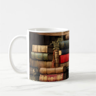 Books And Plants Coffee Mug