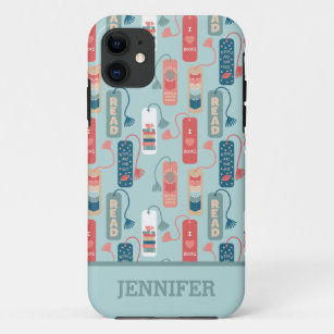Books and Reading Themed Bookmarks Patterned Case-Mate iPhone Case