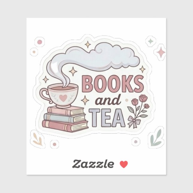 Books and Tea - Elegant Readers (Sheet)