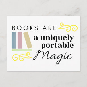 Books Are a Uniquely Portable Magic Postcard