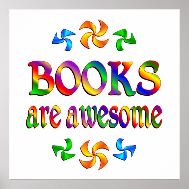 Books are Awesome Poster (Front)