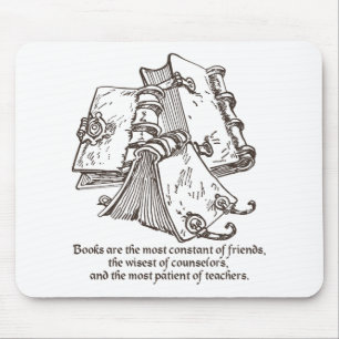 Books are Constant Mouse Pad