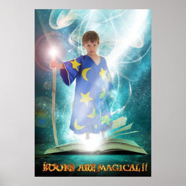 Books are Magic poster (Front)