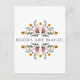 Books are Magic Sticker Postcard