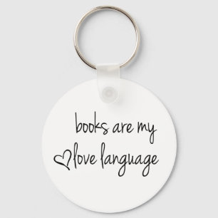 Books are my love language key ring
