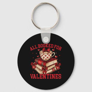 Books Are My Love Language Valentine Book Lover Bo Key Ring