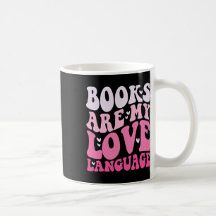 Books Are My Love Language Valentine Day Kids Boys Coffee Mug