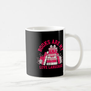 Books Are My Valentine Day Coquette Bow Bookish Re Coffee Mug