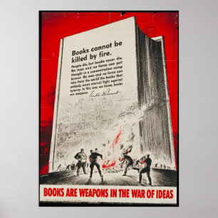 Books Are Weapons Poster