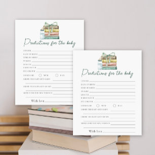 Books baby shower - predictions and advice baby