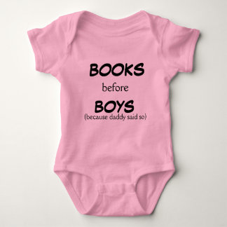 Books before Boys - Baby Bodysuit
