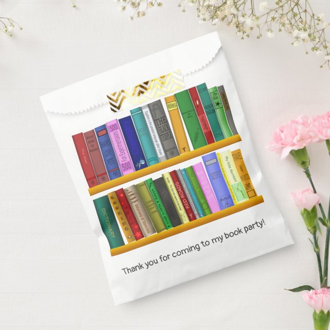 Books Birthday Party Favour Bag (Sealed)