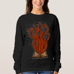 Books Book Reading Octopus Kraken Book Reader Sweatshirt