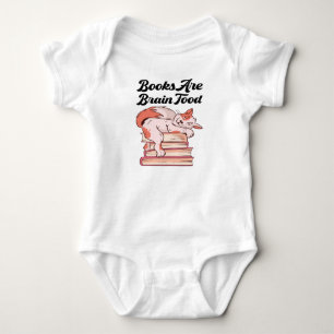 Books - Books Are Brain Food Baby Bodysuit