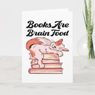 Books - Books Are Brain Food Card